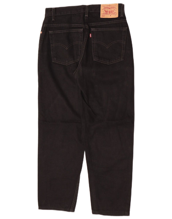 Levi's Womens 512 High Waist Slim Straight Jeans US 8 Medium W28 L26 Black