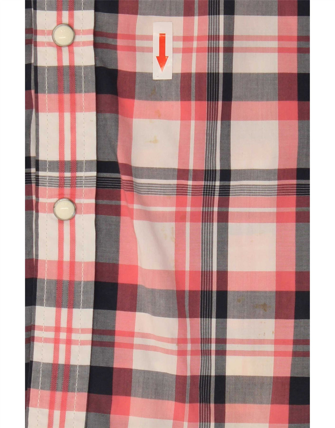 Levi's Mens Short Sleeve Shirt Large Multicoloured Check Cotton Western