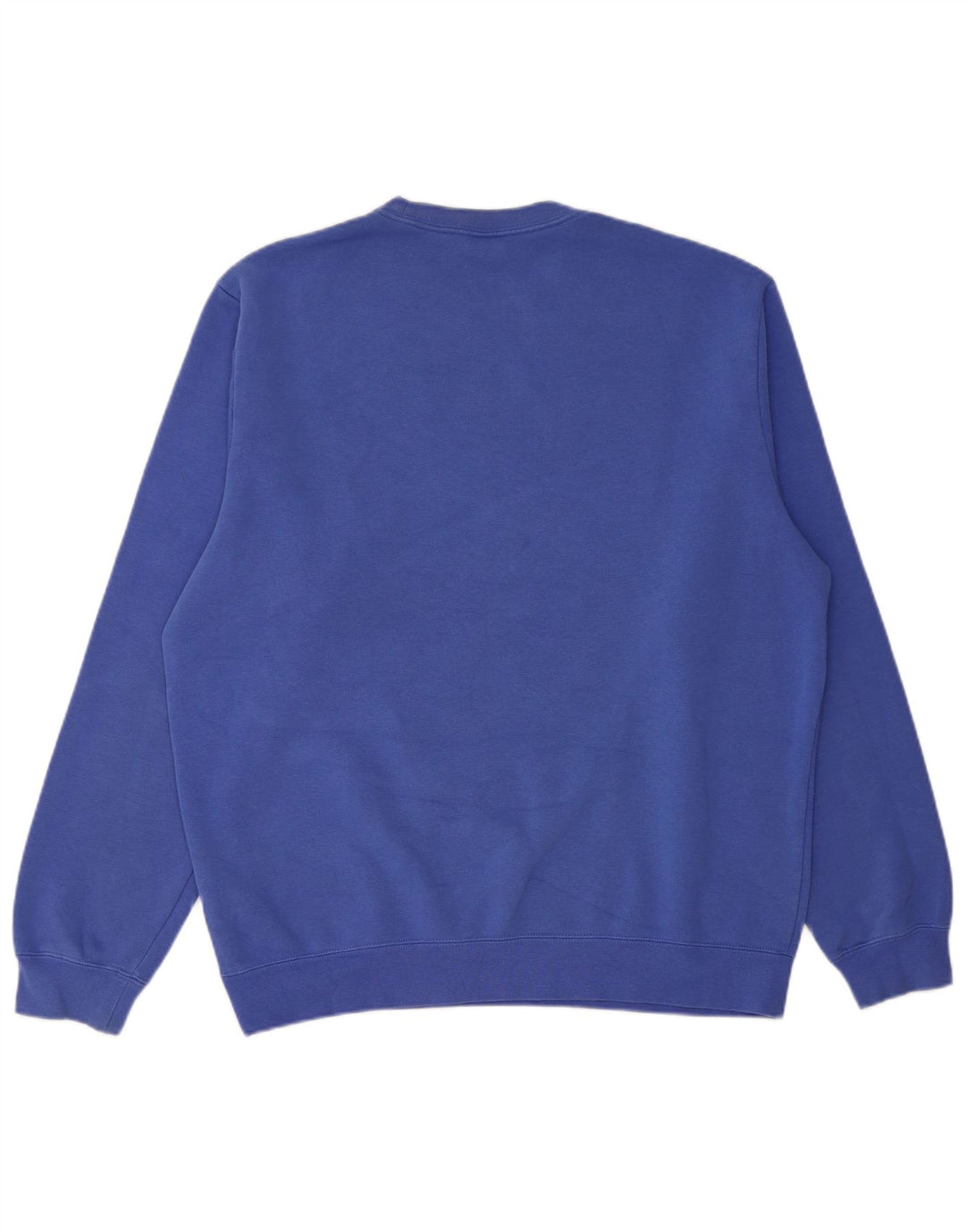 Nike Mens Graphic Sweatshirt Jumper Medium Blue Colourblock Cotton