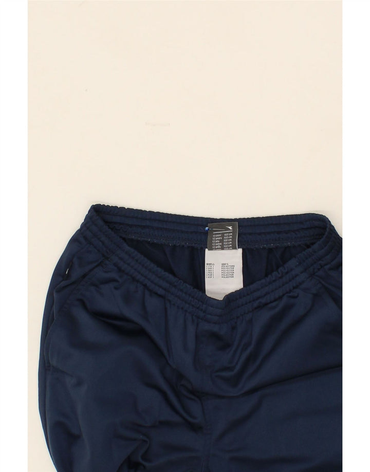 DIADORA Boys Tracksuit Trousers 12-13 Years Navy Blue Polyester Vintage Diadora and Second-Hand Diadora from Messina Hembry 