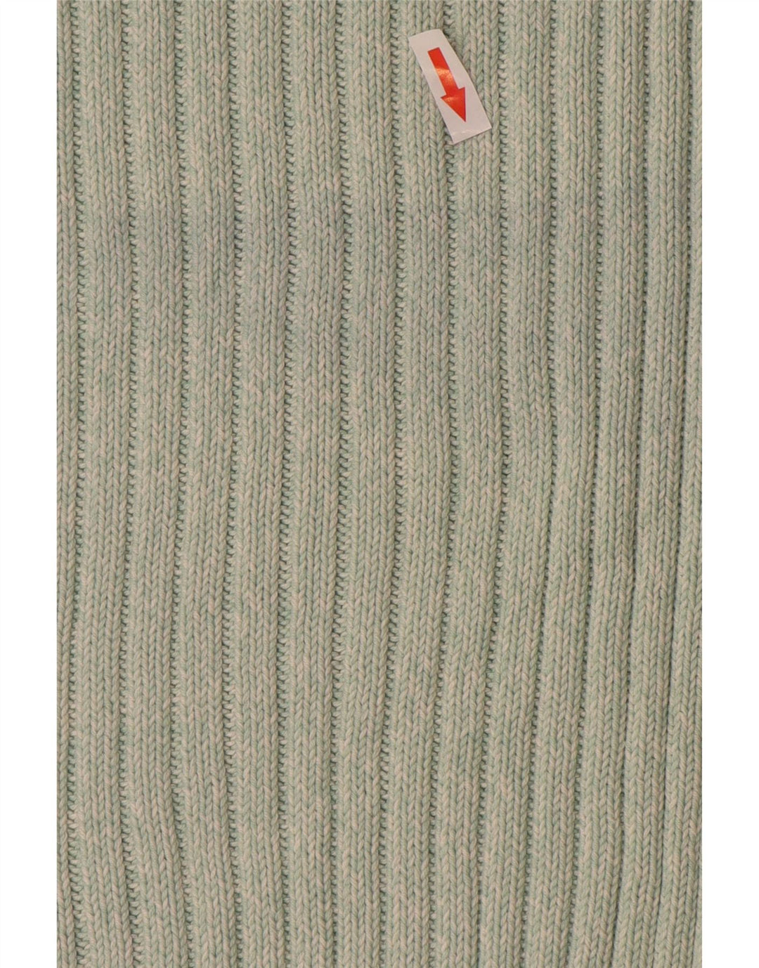 MARKS & SPENCER Womens Crew Neck Jumper Sweater UK 20 2XL Green Cotton