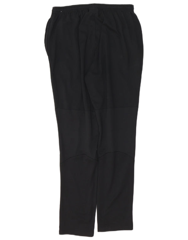 NIKE Womens Dri Fit Tracksuit Trousers UK 12 Medium Black Polyester