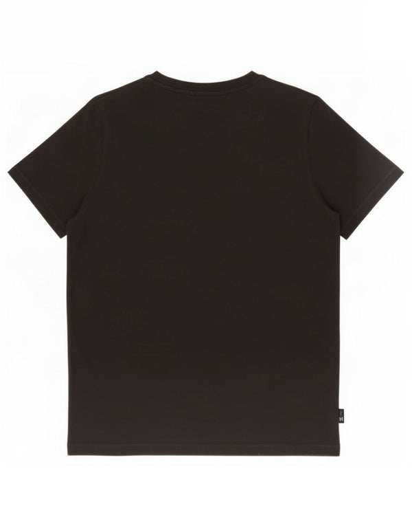 Calvin Klein Womens Graphic T-Shirt Top UK 18 XL Black Cotton