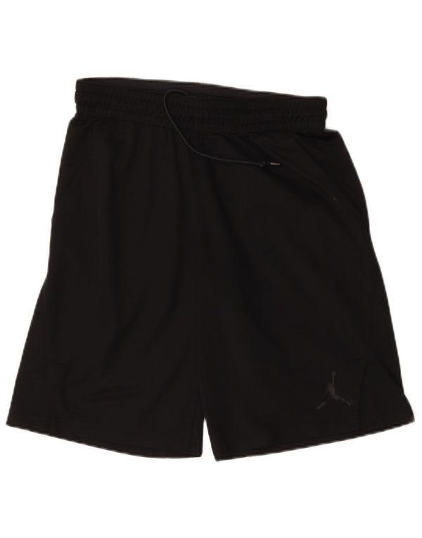 Jordan Mens Dri Fit Graphic Sport Shorts Medium Black Polyester