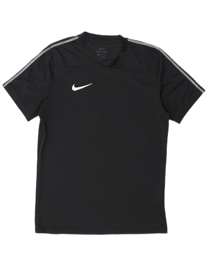 NIKE Mens Dri Fit T-Shirt Top Medium Black