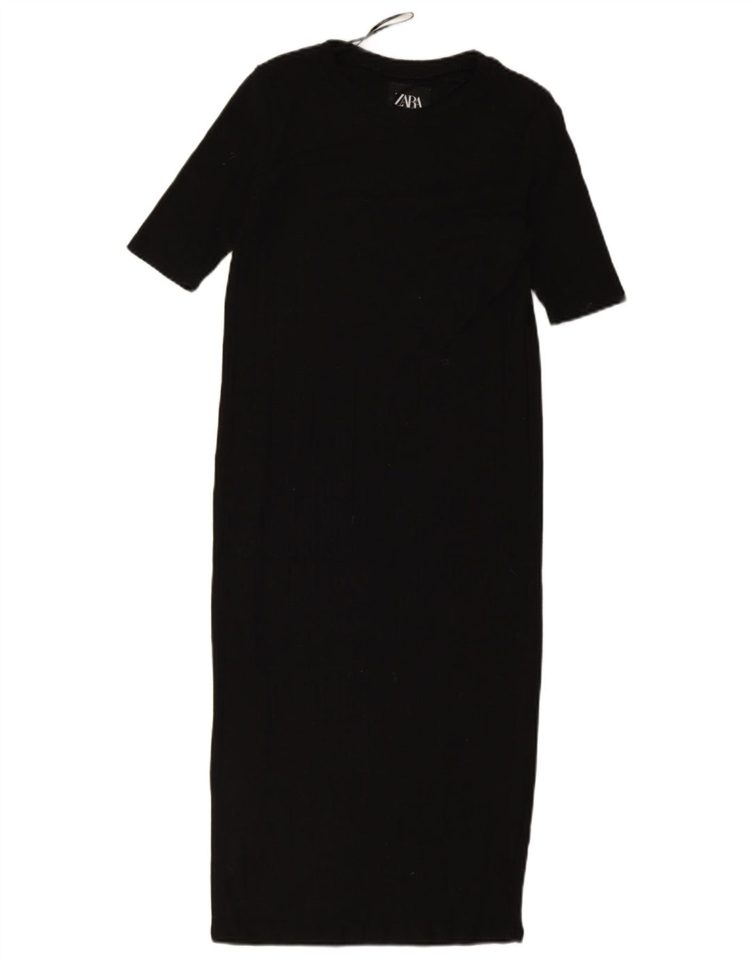 Zara Womens Maxi Dress UK 8 Small Black Polyester