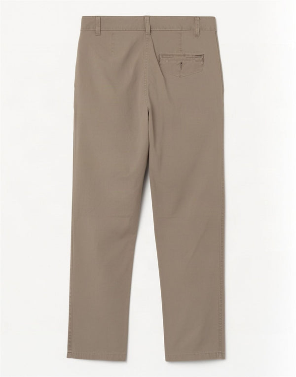 Marks & Spencer Womens Straight Chino Trousers UK 10 Small W30 L26 Grey