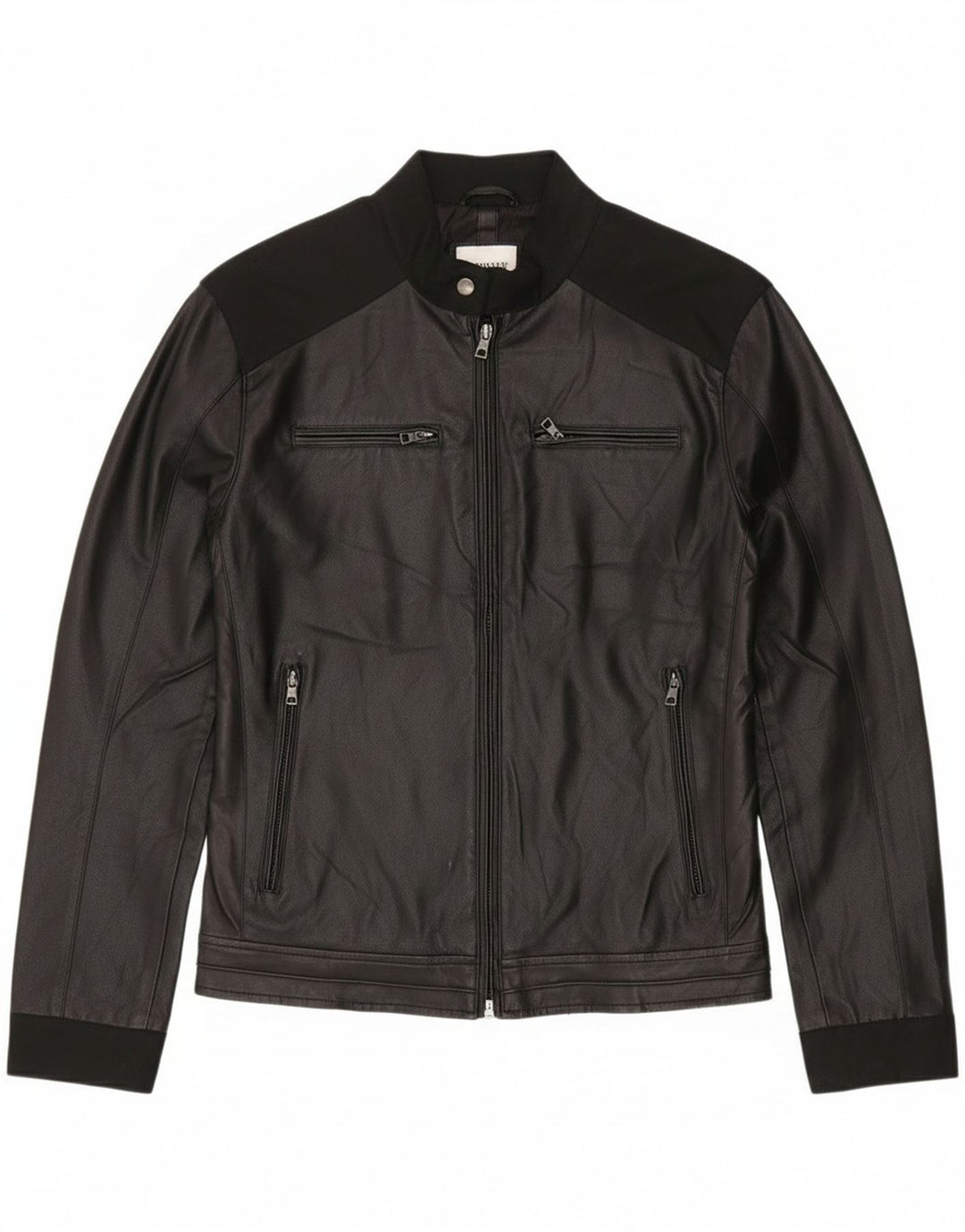 Gas Womens Bomber Jacket IT 52 XL Black Colourblock Polyester