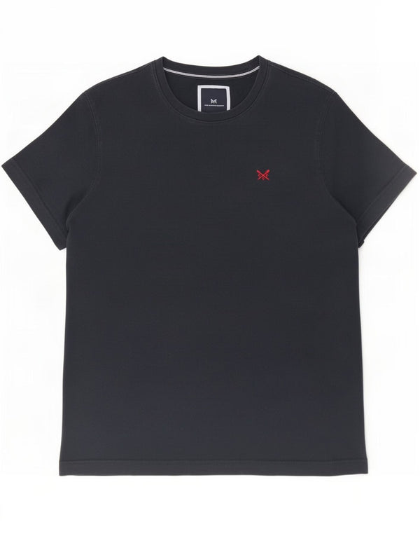 Crew Clothing Mens T-Shirt Top Large Navy Blue Cotton