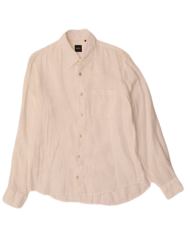 Hugo Boss Mens Shirt Medium White