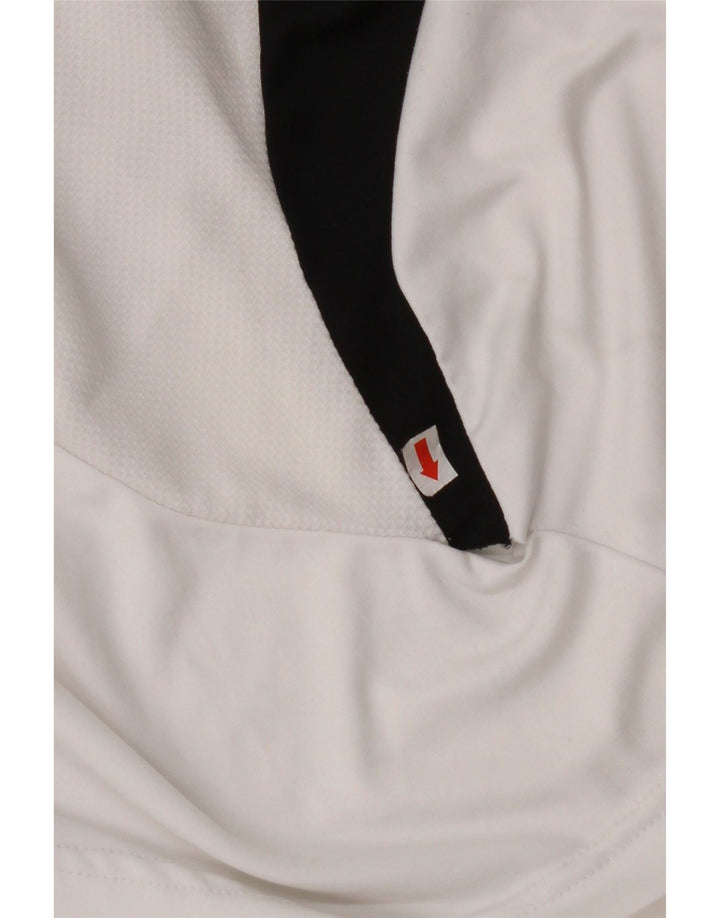 ADIDAS Mens Climacool T-Shirt Top Medium White Colourblock