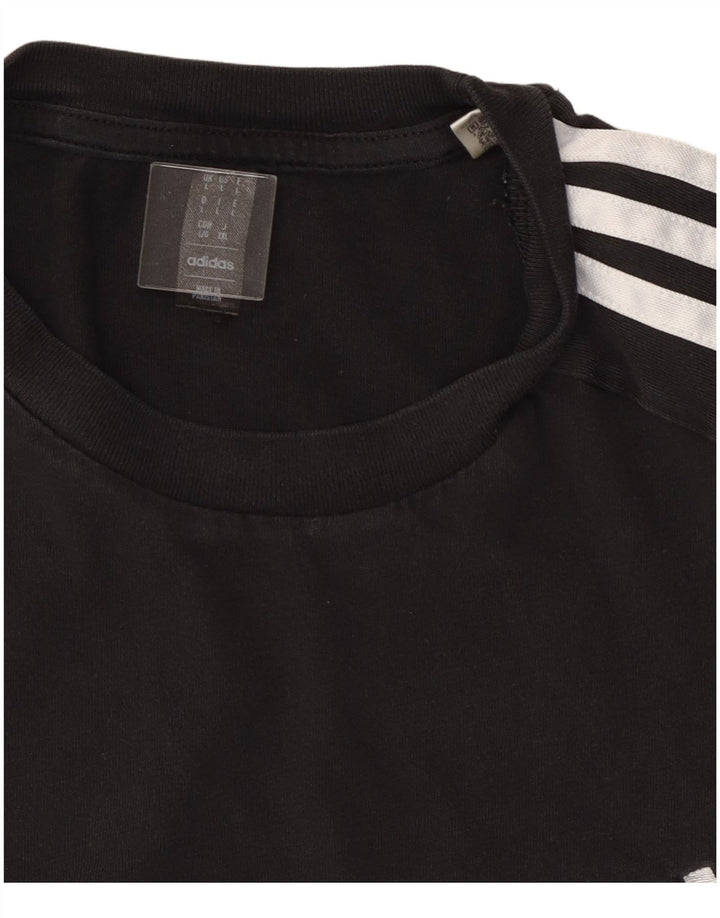 Adidas Mens T-Shirt Top Large Black