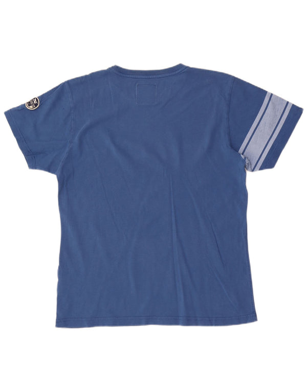 North Sails Womens Yale University Graphic T-Shirt Top UK 14 Medium Blue