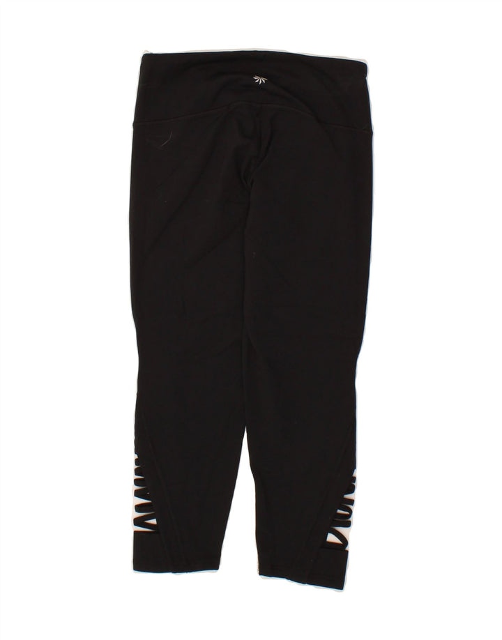 ATHLETA Womens Capri Leggings US 4 Small Black Nylon Vintage Athleta and Second-Hand Athleta from Messina Hembry 