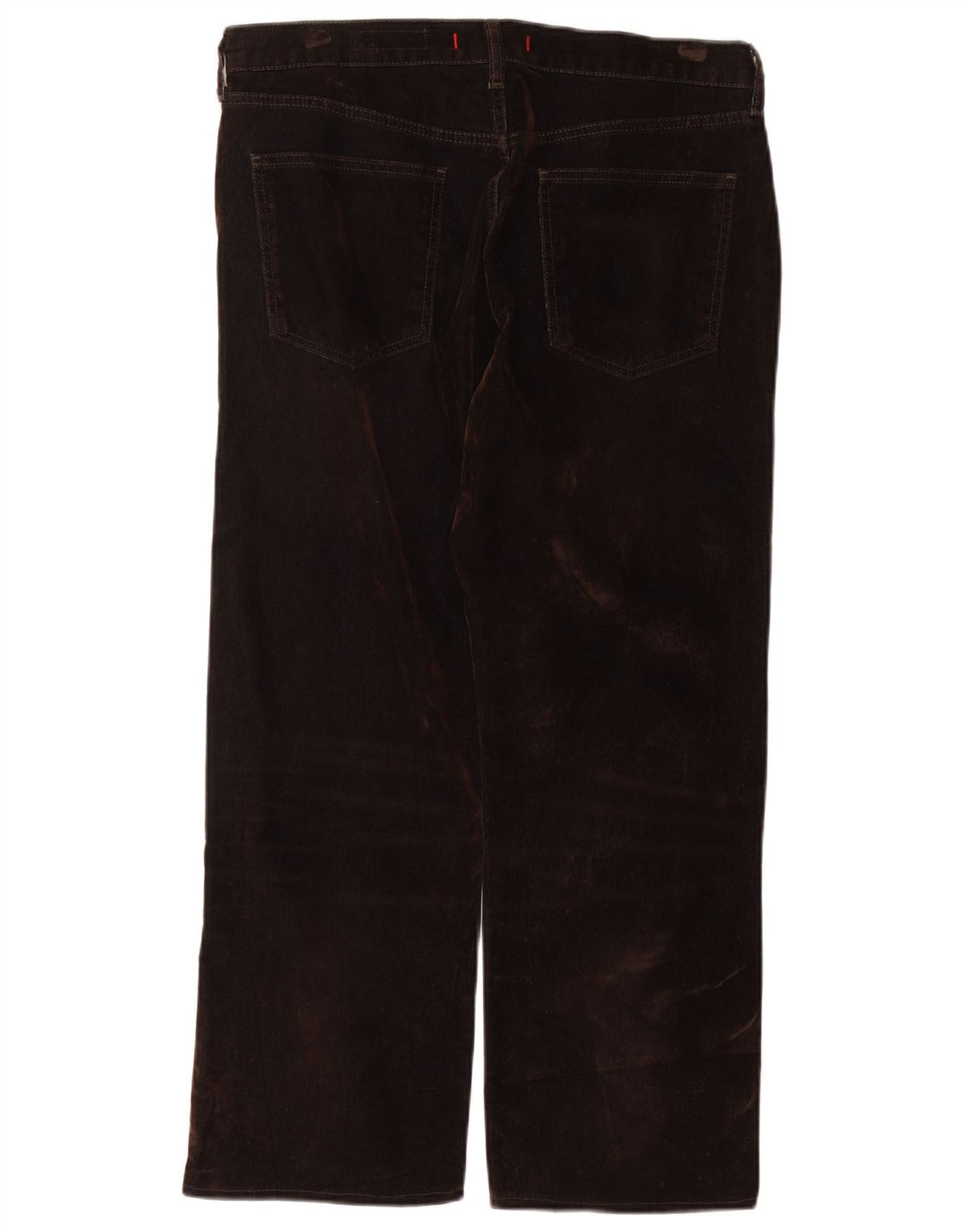 ZARA Womens Cropped Jeans EU 42 Large W32 L25 Brown Cotton