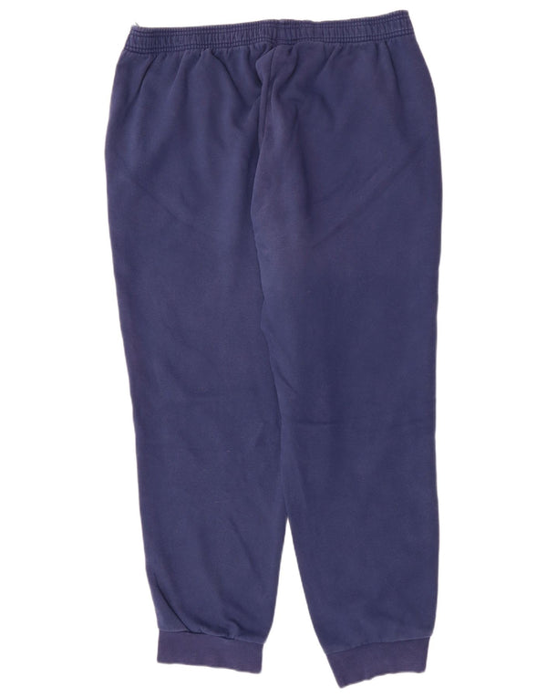 ADIDAS Mens Tracksuit Trousers Joggers 2XL  Navy Blue Cotton