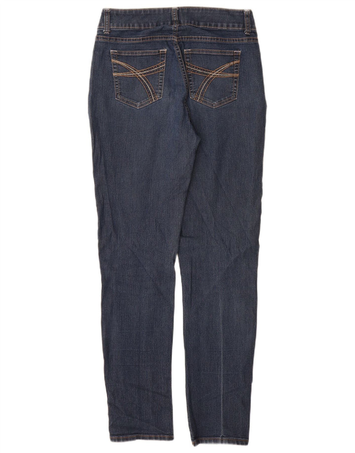 LEE Womens Riders Mid Rise Skinny Jeans US 6 Medium W26 L30 Blue Cotton