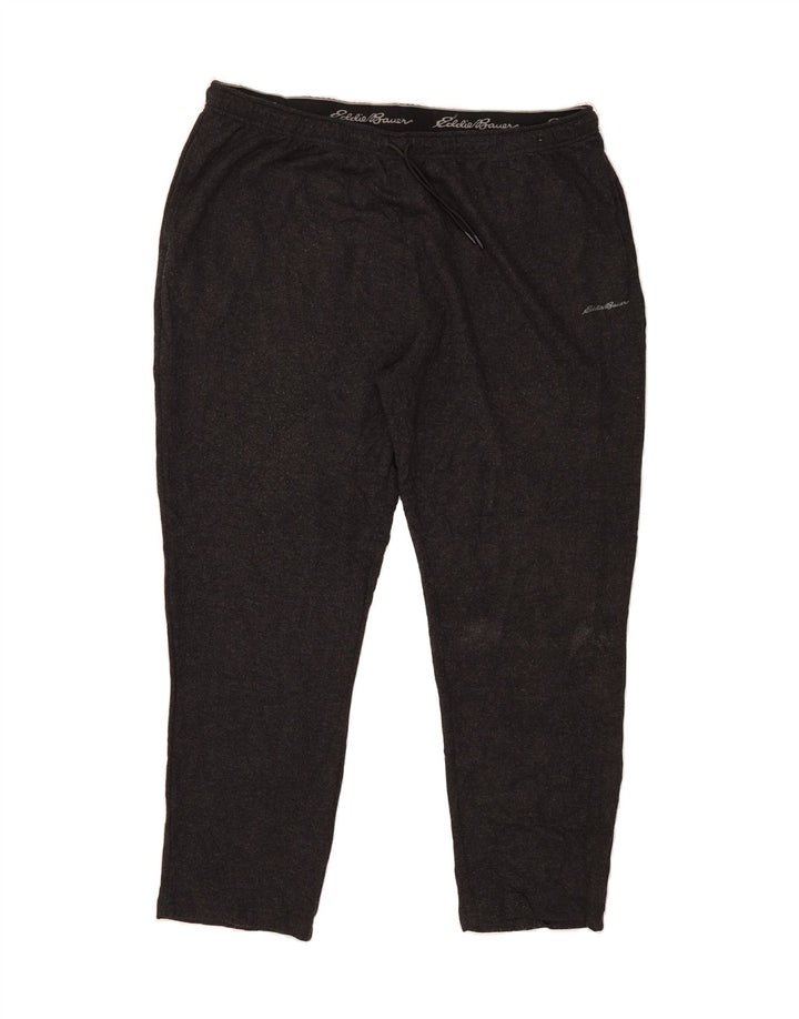 EDDIE BAUER Mens Tracksuit Trousers 2XL Grey Polyester Vintage Eddie Bauer and Second-Hand Eddie Bauer from Messina Hembry 