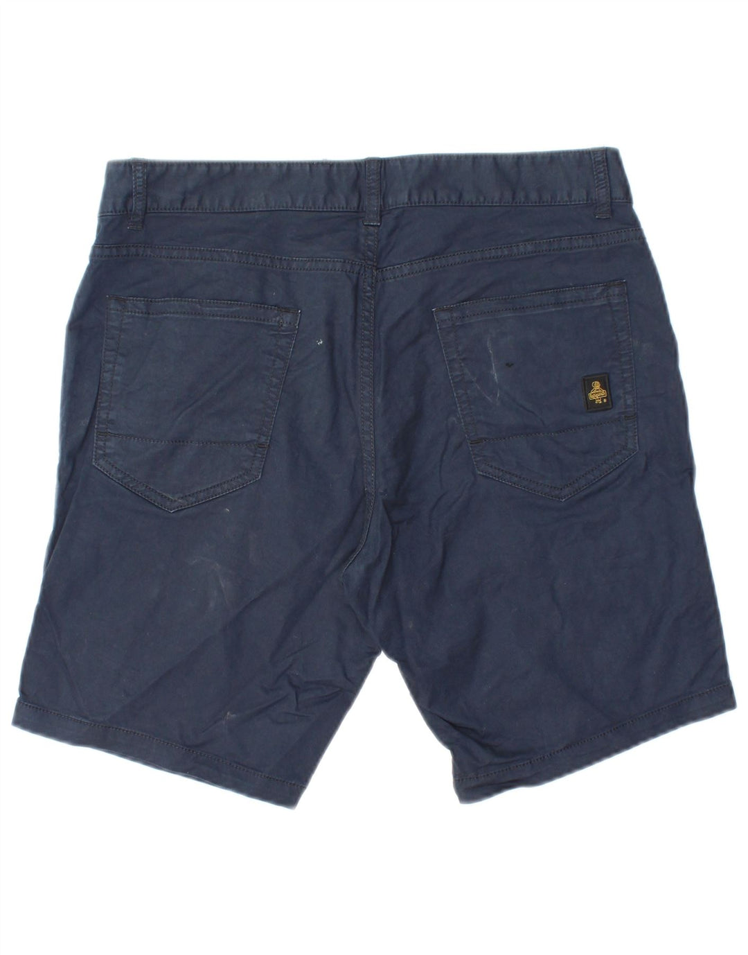 REFRIGIWEAR Mens Casual Shorts W32 Medium  Navy Blue Cotton