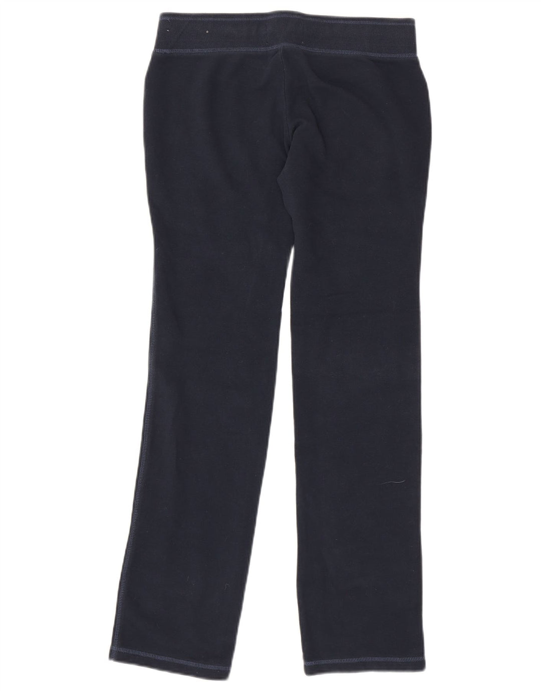 HOLLISTER Womens Graphic Tracksuit Trousers UK 10 Small  Navy Blue Cotton