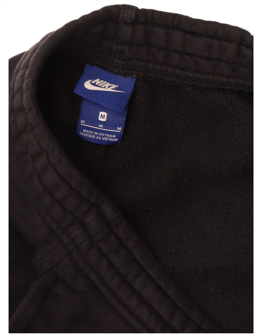 NIKE Mens Tracksuit Trousers Joggers Medium  Black Cotton