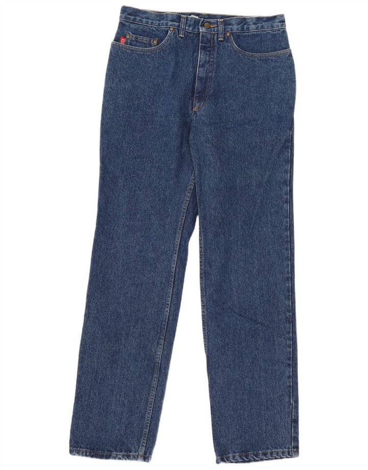 Rancher Mens Straight Jeans W36 L34 Blue Cotton