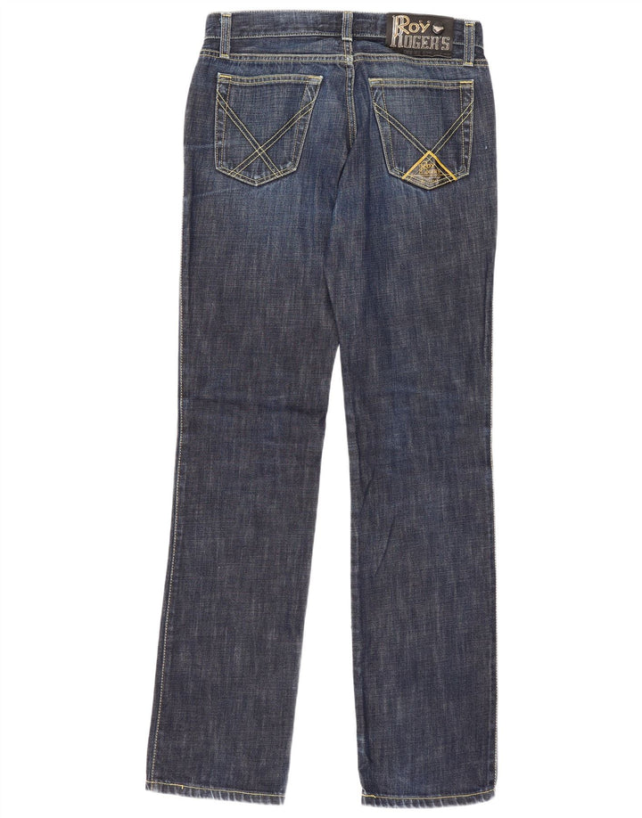 Roy Rogers Womens Straight Jeans W29 L31 Blue Cotton