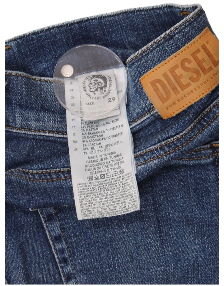 Diesel Womens Flared Jeans  W29 L32 Blue Cotton