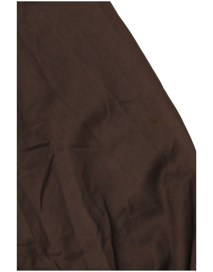Escada Womens Oversized Trench Coat EU 38 Medium Brown Cotton