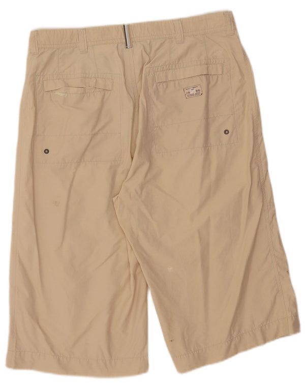 Invicta Mens Chino Shorts IT 50 Large W32  Beige Cotton