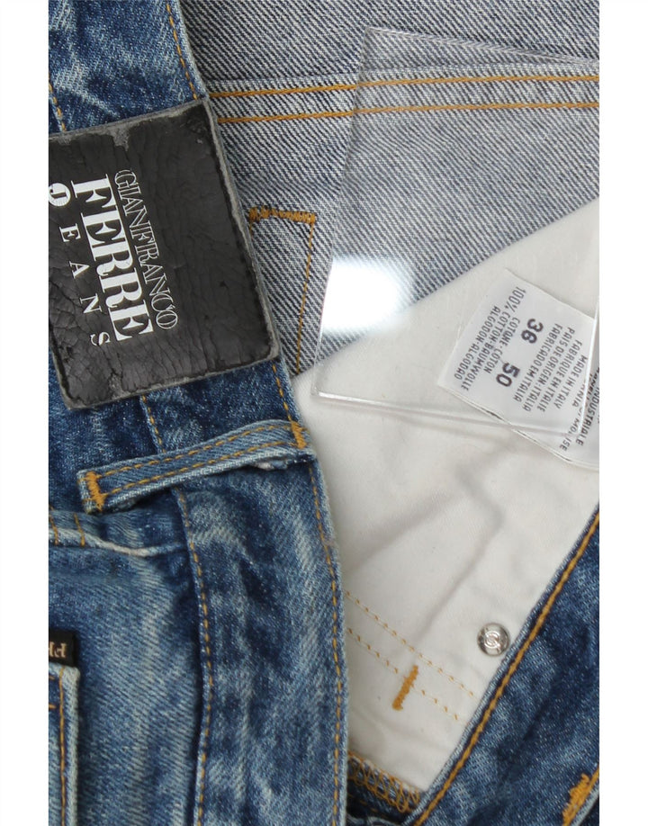 FERRE Mens Straight Jeans W36 L29 Blue Cotton Vintage Ferre and Second-Hand Ferre from Messina Hembry 
