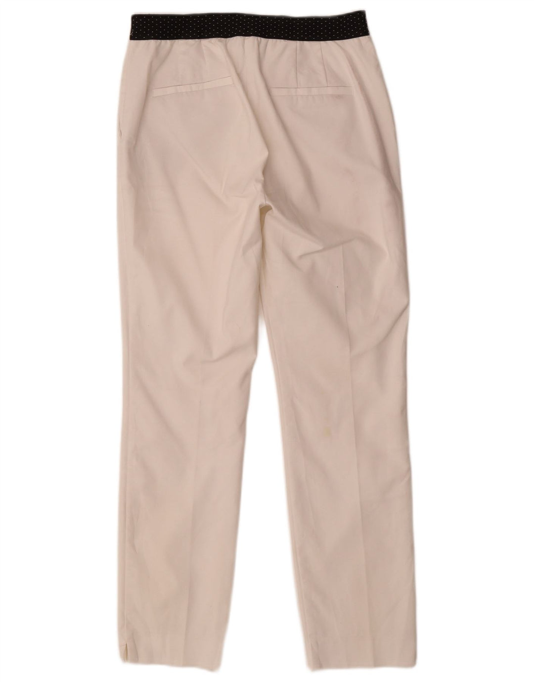 ZARA Womens Straight Chino Trousers Medium W28 L27 White