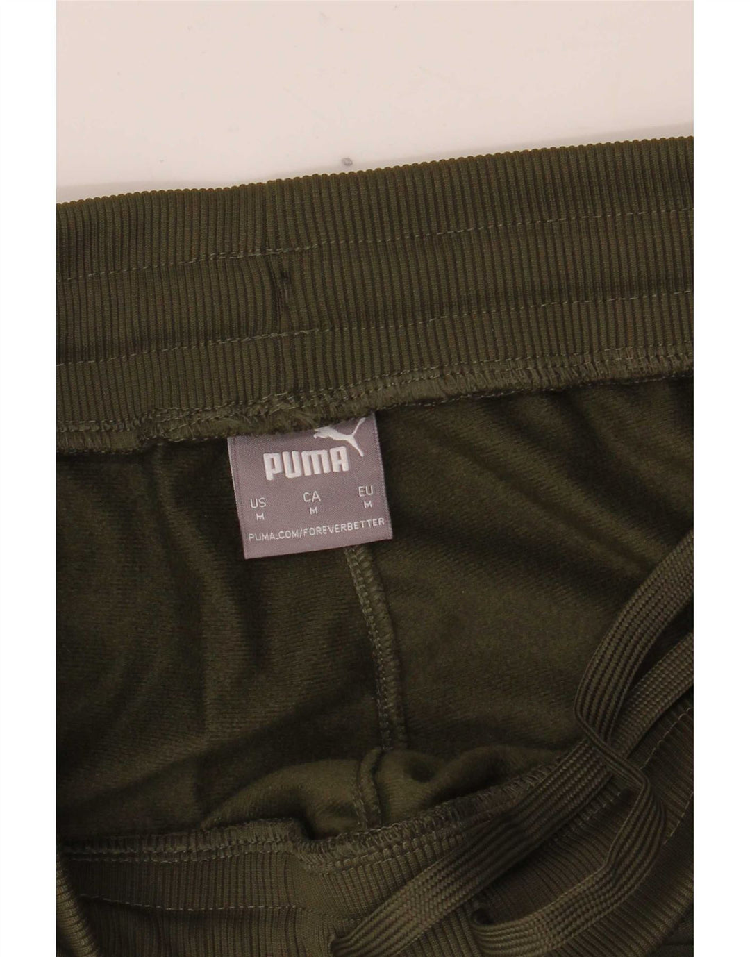Puma Mens Tracksuit Trousers Joggers Medium Khaki Polyester