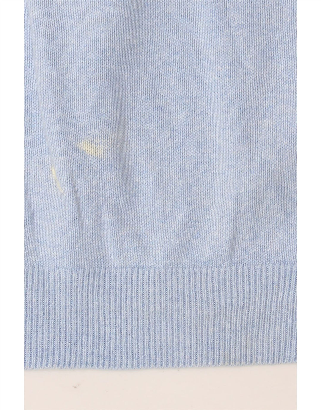 Marks & Spencer Mens V-Neck Jumper Sweater Large Blue Cotton
