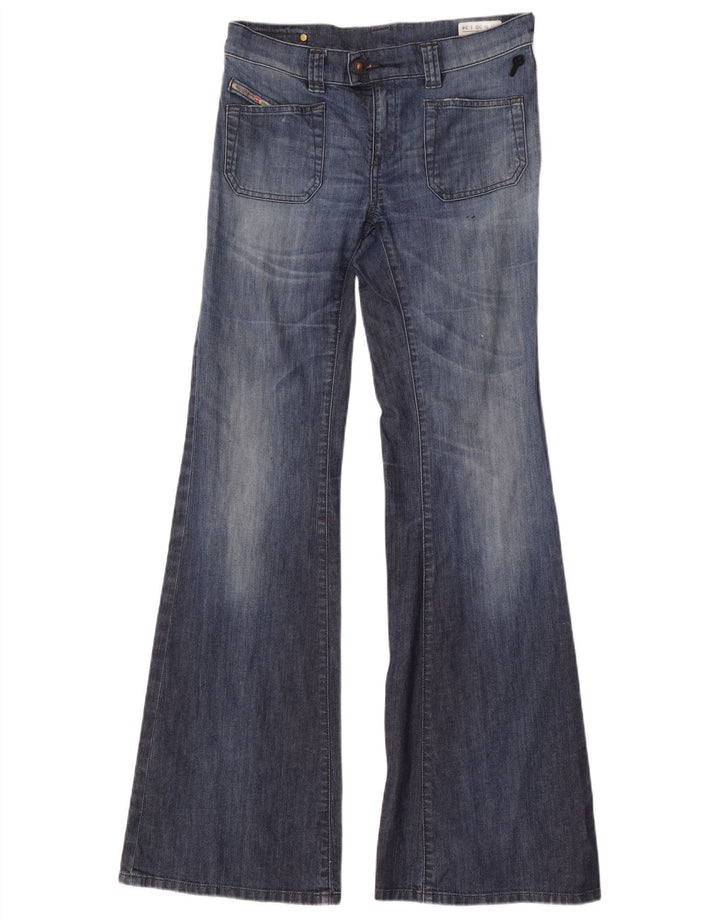 Diesel Womens Fluzi Flared Jeans W30 L34 Blue Cotton