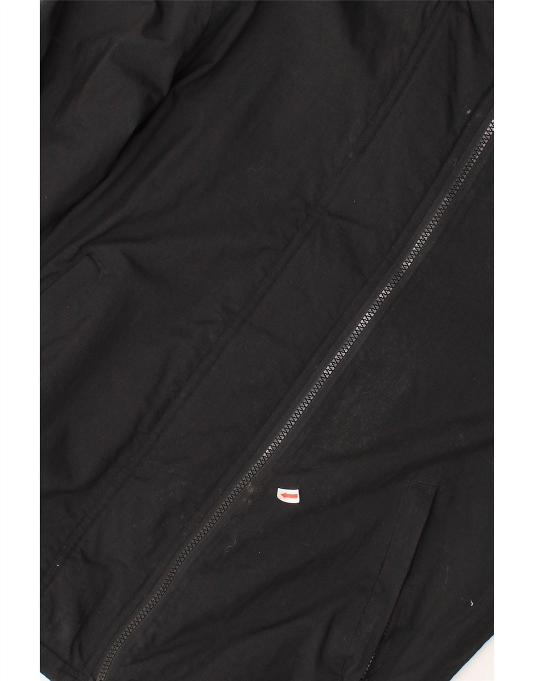 SUPERDRY Womens Rain Jacket UK 14 Large Black Nylon Vintage Superdry and Second-Hand Superdry from Messina Hembry 