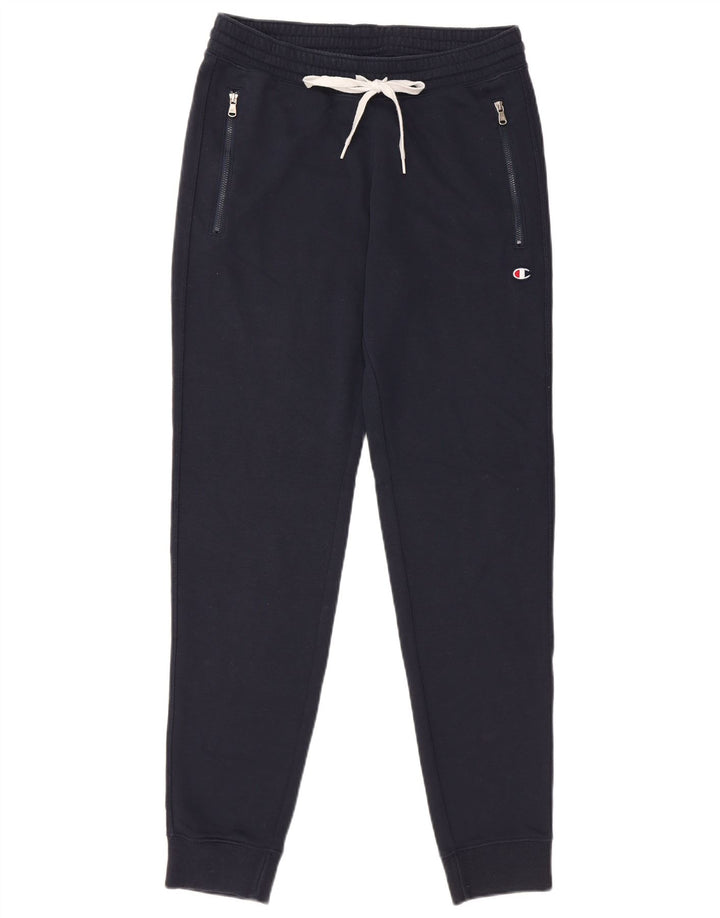 Champion Mens Tracksuit Trousers Joggers Small Navy Blue