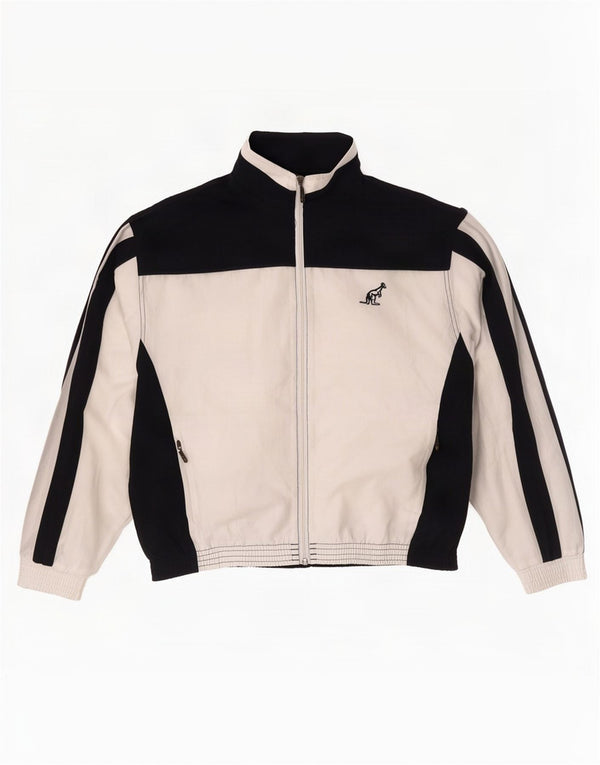 AUSTRALIAN L'ALPINA Mens Tracksuit Top Jacket Medium White Colourblock