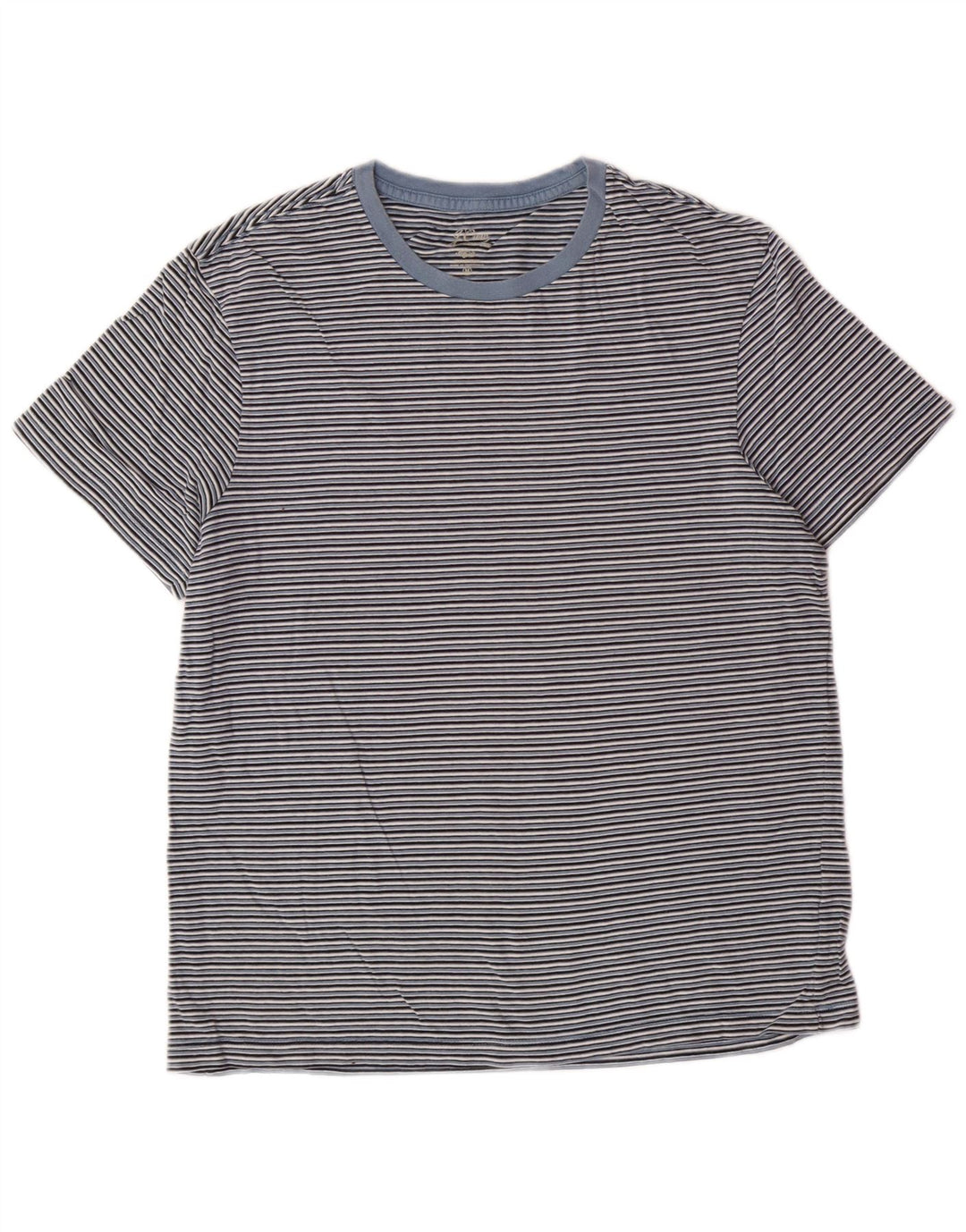 J. CREW Womens T-Shirt Top UK 14 Medium Blue Striped