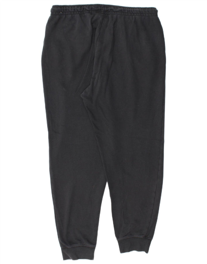 NIKE Mens Graphic Tracksuit Trousers Joggers Large Black Cotton