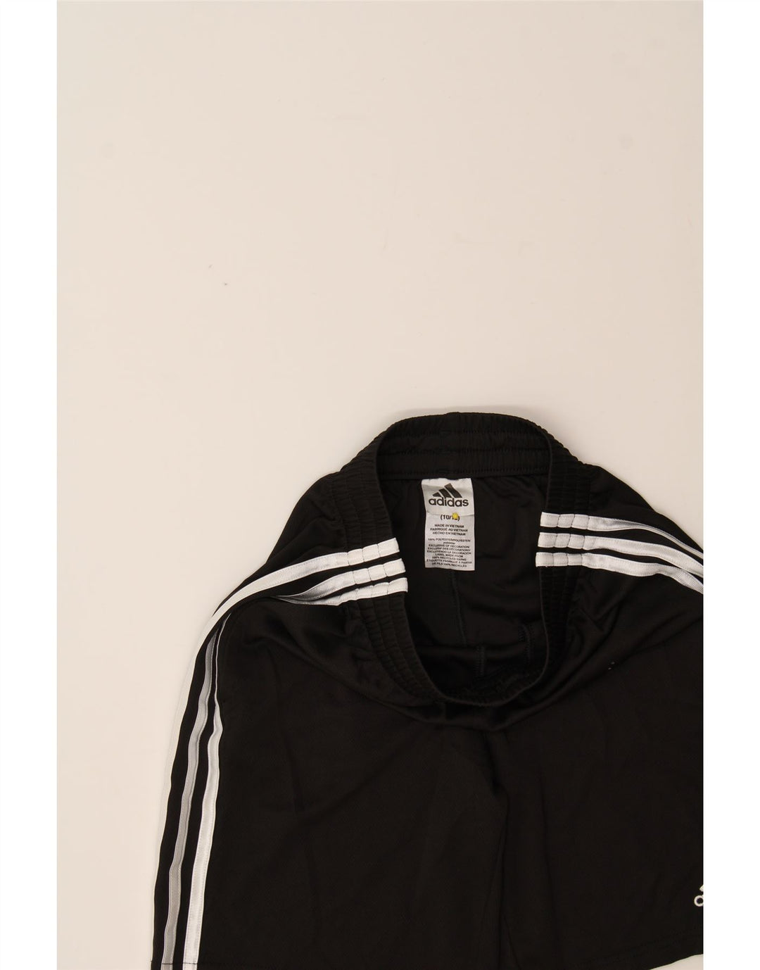 ADIDAS Boys Sport Shorts 10-11 Years Medium Black Polyester Vintage Adidas and Second-Hand Adidas from Messina Hembry 