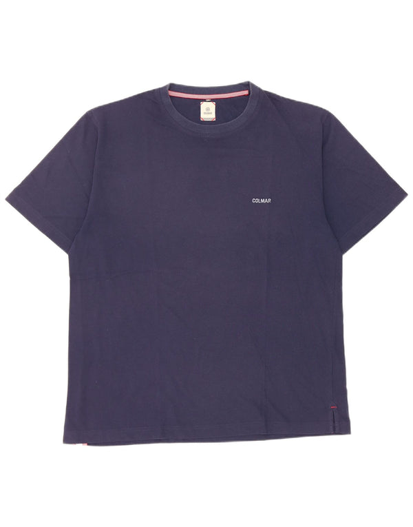 Colmar Mens T-Shirt Top XL Navy Blue Cotton