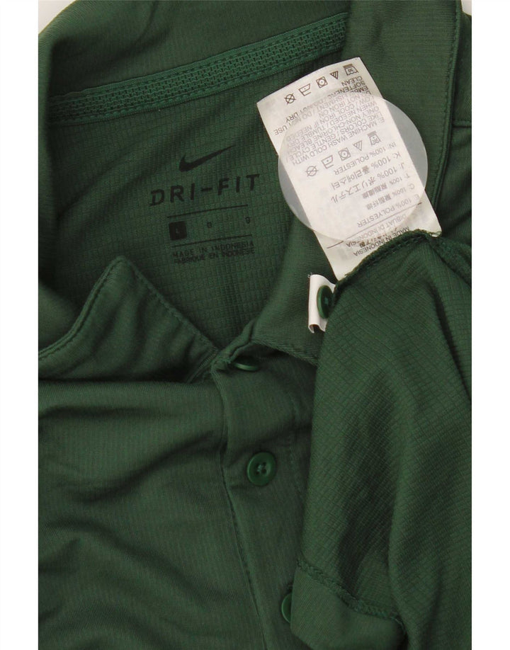 Nike Mens Green Bay Packers Polo Shirt Large Polyester