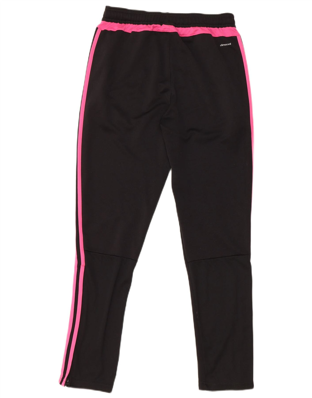 ADIDAS Girls Climacool Tracksuit Trousers 13-14 Years Black Polyester