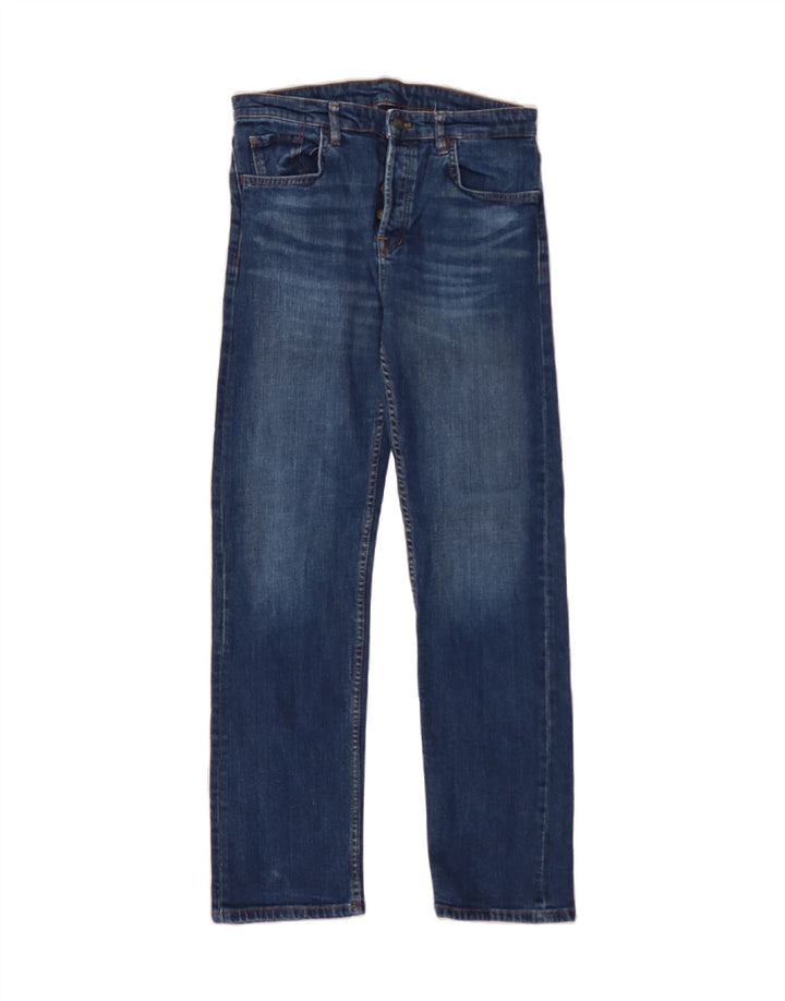 MASSIMO DUTTI Womens Straight Jeans EU 40 Medium W30 L30 Blue Vintage Massimo Dutti and Second-Hand Massimo Dutti from Messina Hembry 