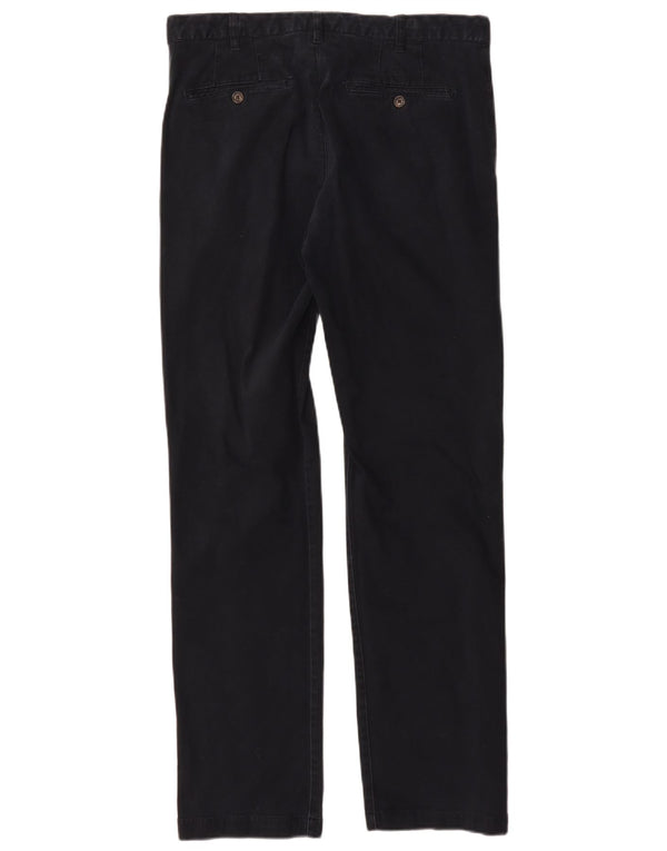 Gant Mens New Haven Regular Fit Chino Trousers W32 L32 Navy Blue