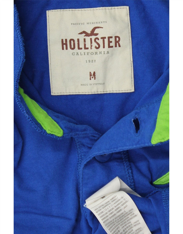 HOLLISTER Mens Top Long Sleeve Medium Blue Cotton