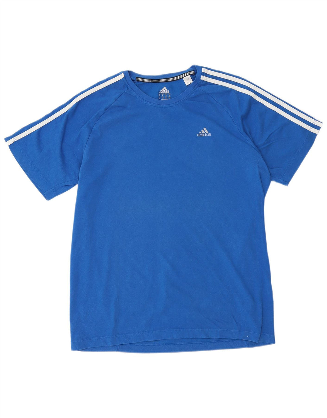 ADIDAS Mens Clima 365 T-Shirt Top Medium Blue Cotton