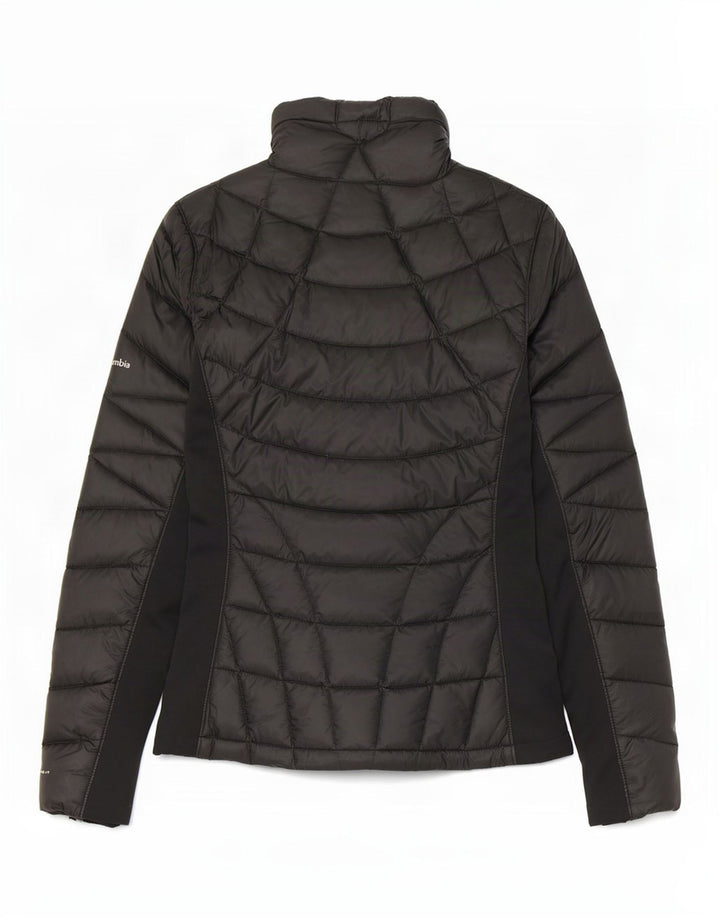 Columbia Mens Padded Jacket UK 38 Medium Black Colourblock Nylon
