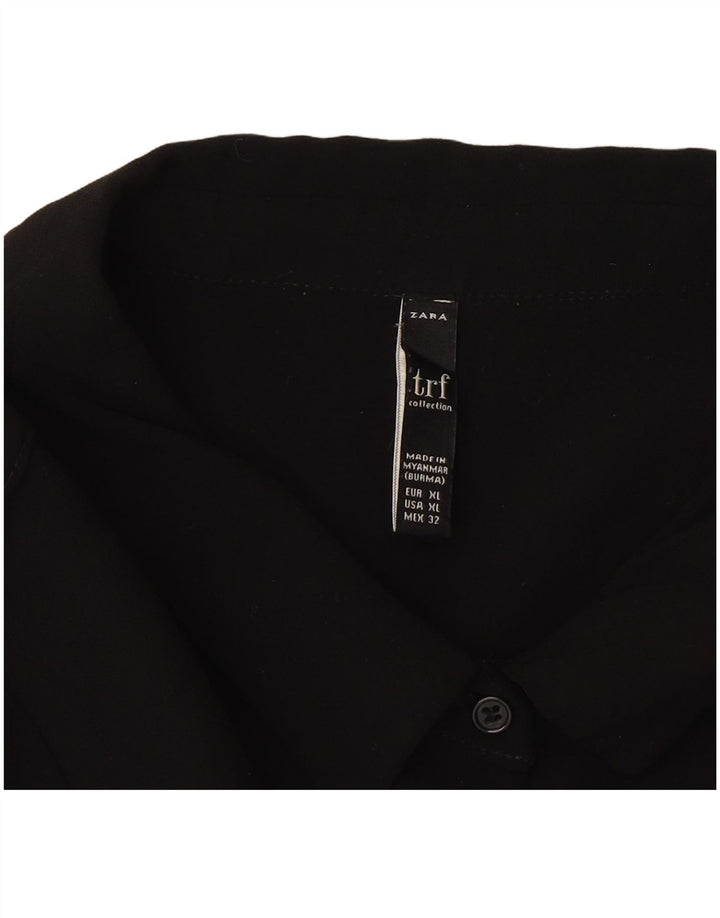 Zara Womens Shift Dress UK 18 XL Black